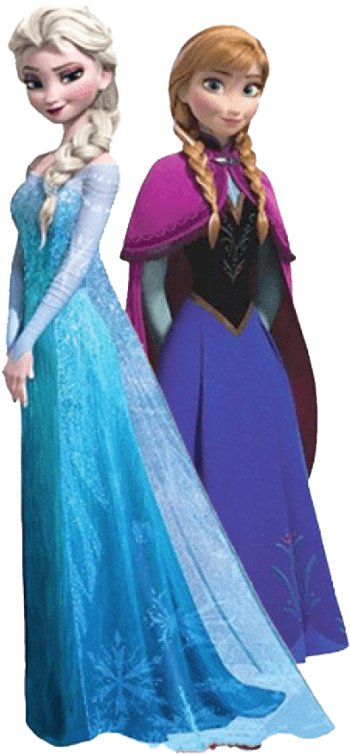 Frozen Elsa Y Anna Png - Frozen Princess Png Elsa (243x510), Png Download