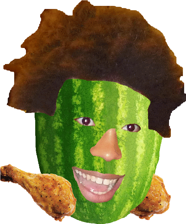 Trihard Chicken - Kfc And Watermelon Trihard (603x800), Png Download