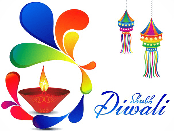 Diwali Png - Diwali Greeting Cards Design (606x456), Png Download