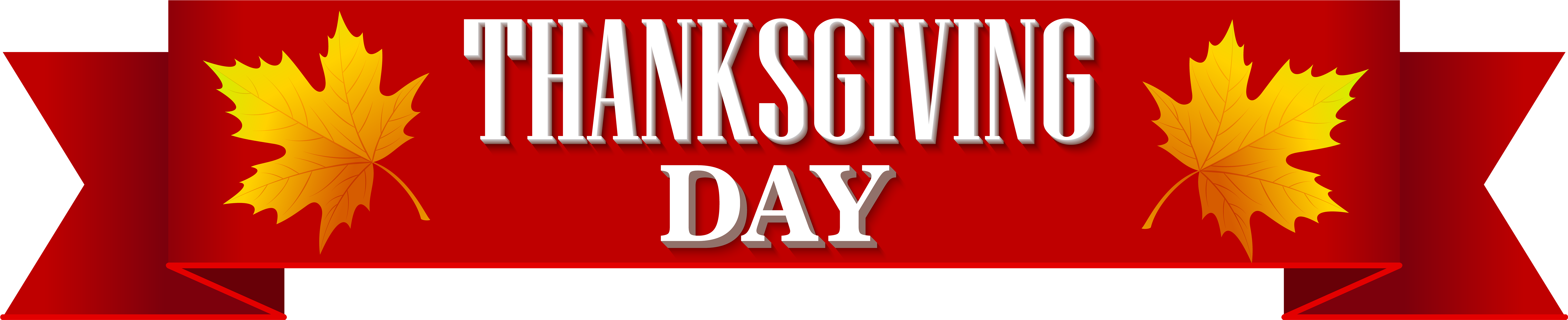 Thanksgiving Day Images Clipart (8000x1682), Png Download