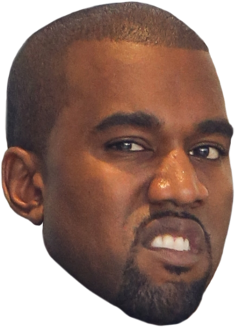 Share This Article - Kanye West Head Png (495x650), Png Download