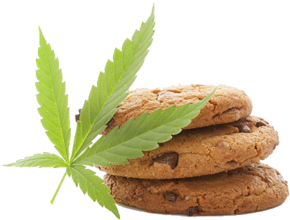 Weed Cookies Png (650x435), Png Download