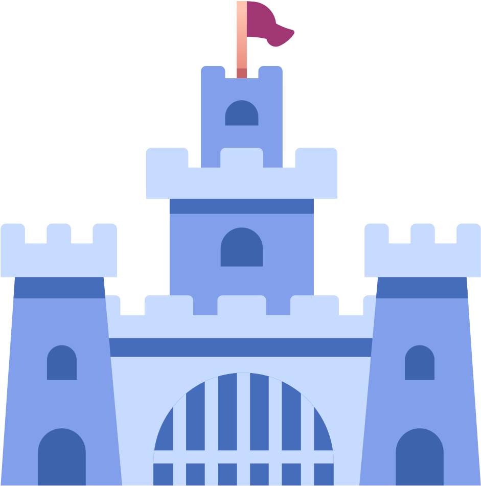 Castle Icon - Castle Icon Png (1024x1024), Png Download