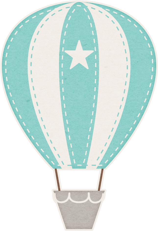 Hotairballoon1 - Baby Hot Air Balloon Clipart (645x946), Png Download