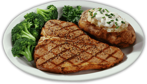 Satisfying Your Appetite Has Never Been Easier - Food Steak Png (950x349), Png Download