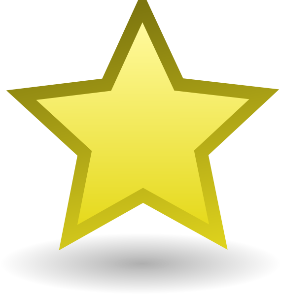 Gold Star Png (570x597), Png Download