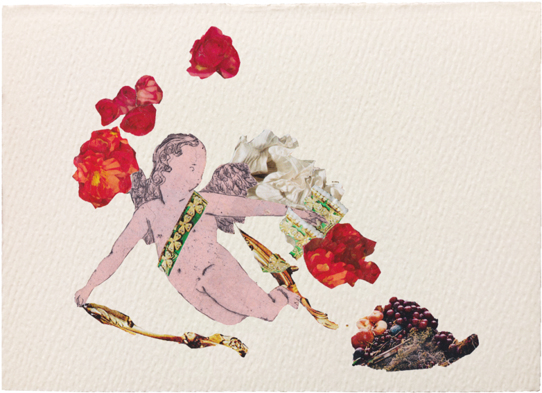 Cupid With Cornucopia - Peony (800x800), Png Download