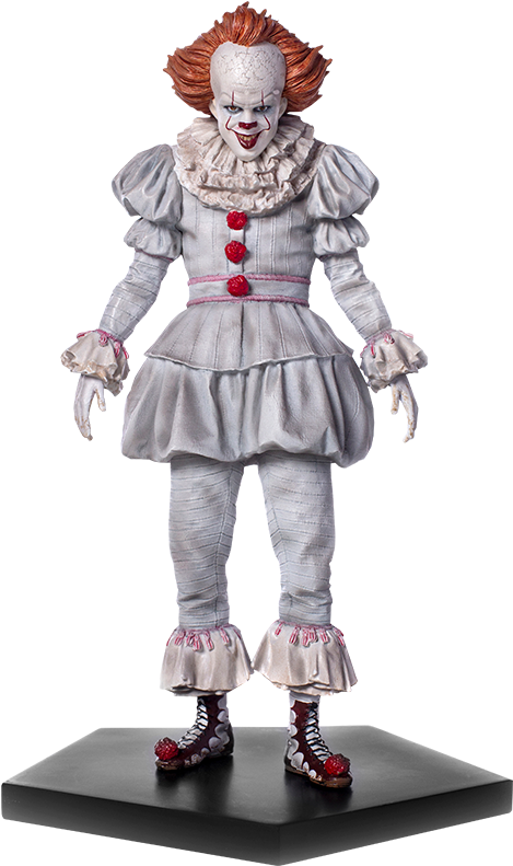 5" It Statue Pennywise - Pennywise Iron Studios Statue (480x790), Png Download