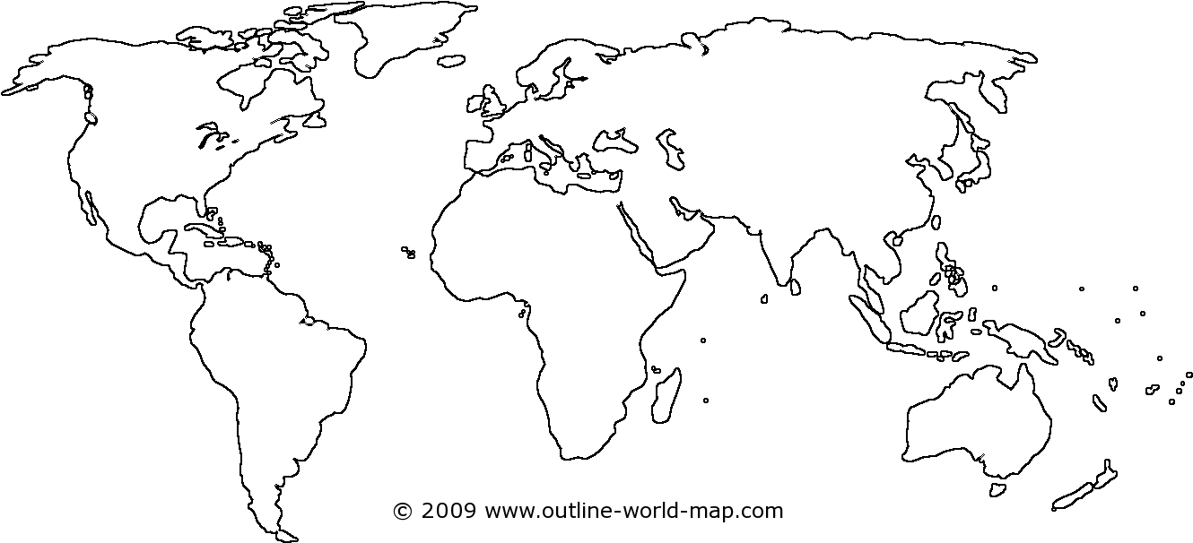 Link To The Big World Map B2b - White World Map Png (1357x628), Png Download
