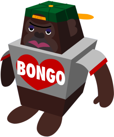 Bongo The Eastern Gorilla - Pecola Characters (400x480), Png Download