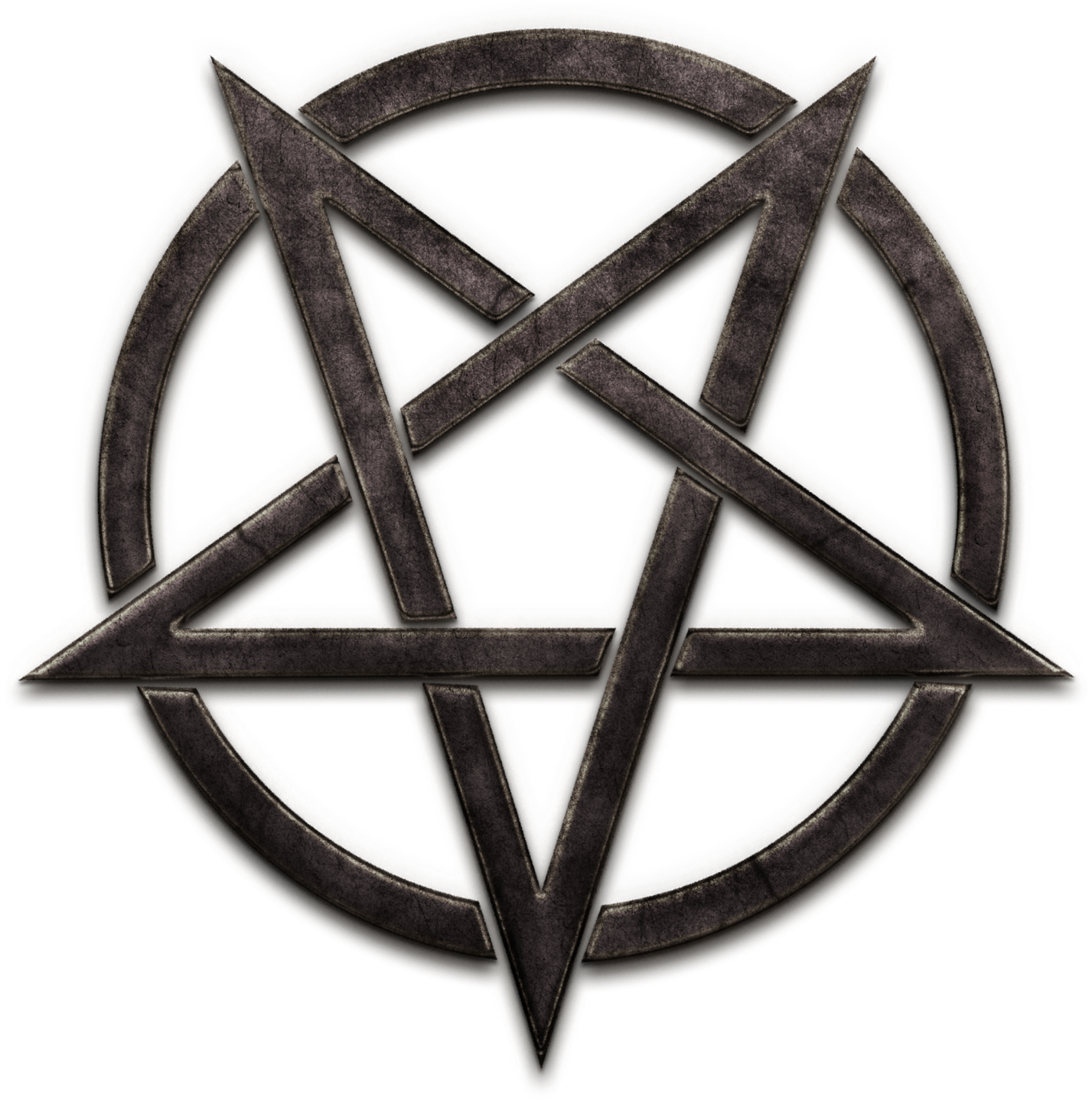 Metallic Pentagram Clipart By Vacaliga-d7i4ydv - Icon Pentagram (899x888), Png Download