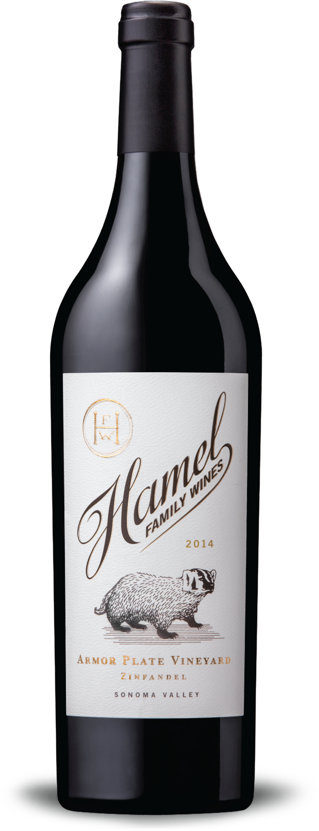 2014 Armor Plate Vineyard Zinfandel - Hamel Family Wines (826x1726), Png Download