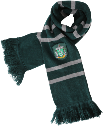Slytherin Knitted Crest Scarf - Scarf (422x480), Png Download