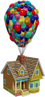Carlshouse - Up House Balloons Logo (420x316), Png Download