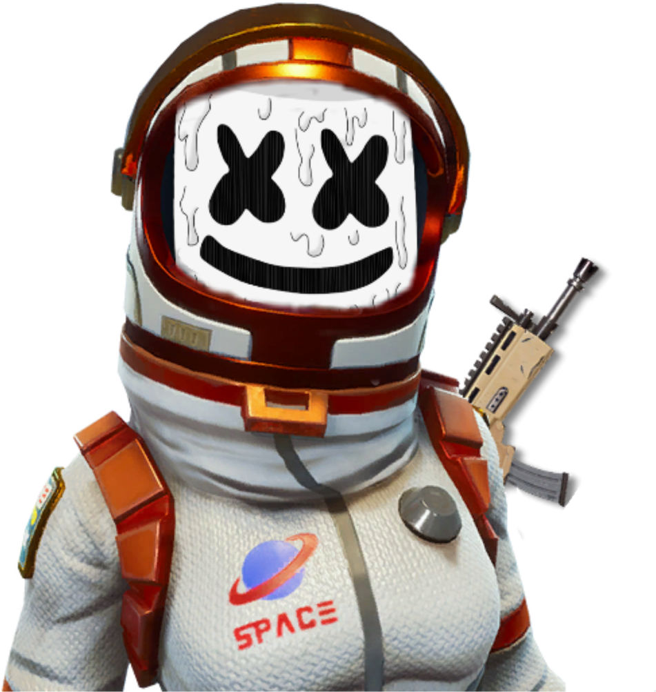 15 Gold Scar Fortnite Png For Free Download On Mbtskoudsalg - Fortnite Astronaut Skin Png (1024x1024), Png Download