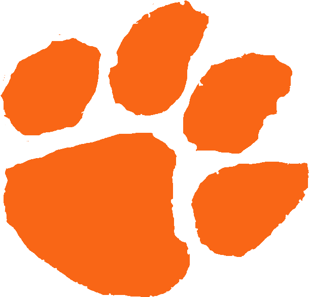Tiger Paw Picture - Clemson Tigers Football Logo - Free Transparent PNG ...