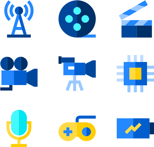 Electronic Set - Electronic Icon Designs (600x564), Png Download
