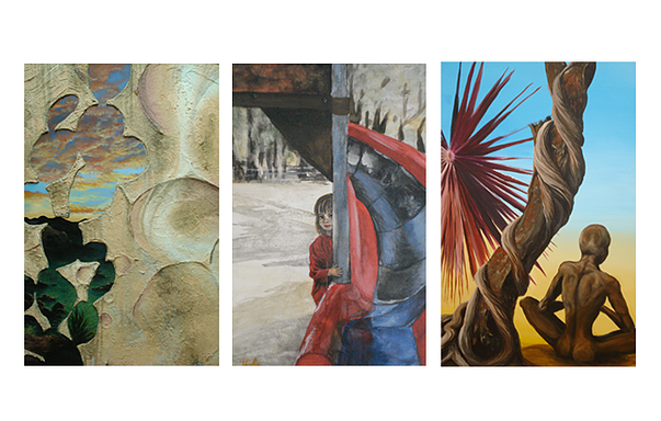 Past Fine Art Works, Various Mediums, Mostly Acrylic - Painting (603x384), Png Download