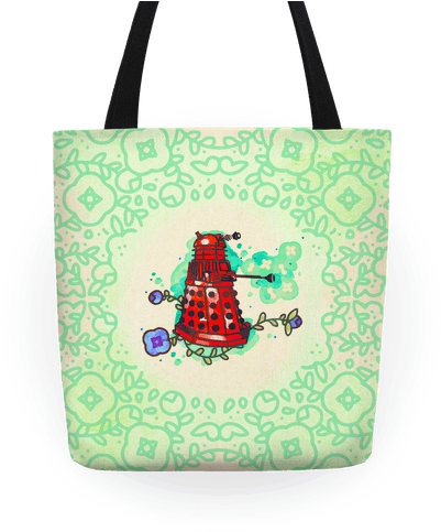 Watercolor Doctor Who Icon Tote Tote - Watercolor Doctor Who Icon (tardis) Tote Bag: Funny (484x484), Png Download