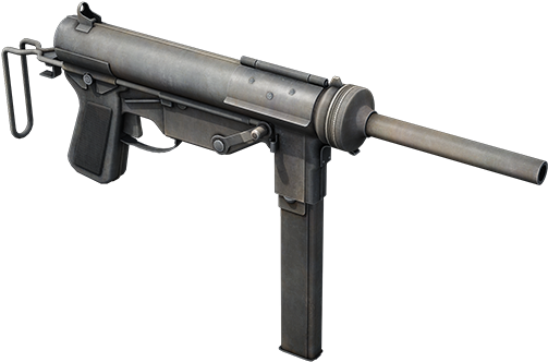 M3 Grease Gun Png (640x360), Png Download