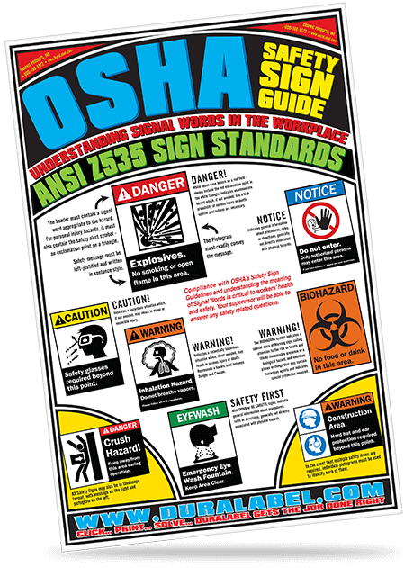Safety Poster Osha Sign & Label Standards - Nail Salon (450x631), Png Download