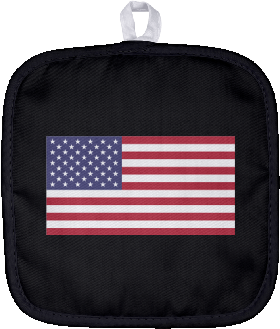 Usa Flag Pot Holder - Border Between France And Spain (1155x1155), Png Download