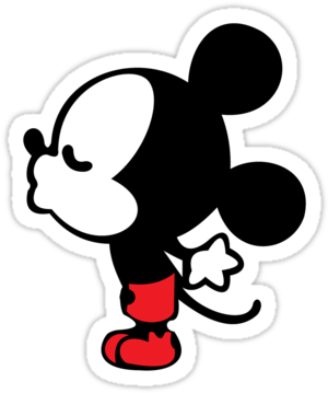 Disney Phone Wallpaper, Phone Wallpapers, Mickey Mouse - Mr And Mrs Mickey Mouse (375x360), Png Download