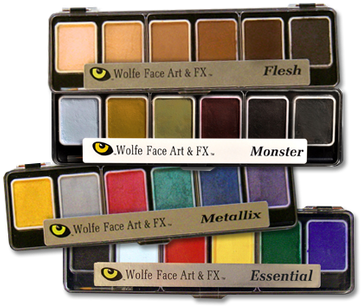 Loading Zoom - Wolfe Face Art & Fx Wolfe Novelties - 6 Color Metallic (380x374), Png Download