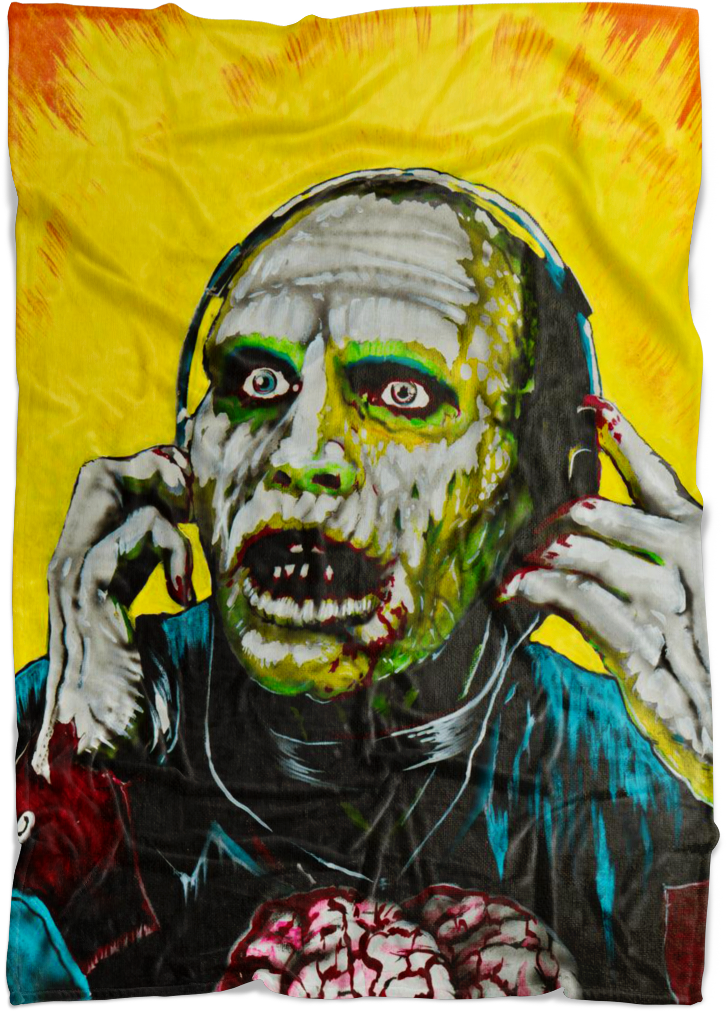 Bub From Day Of The Dead Fleece Blanket • Original - Blanket (2000x2000), Png Download
