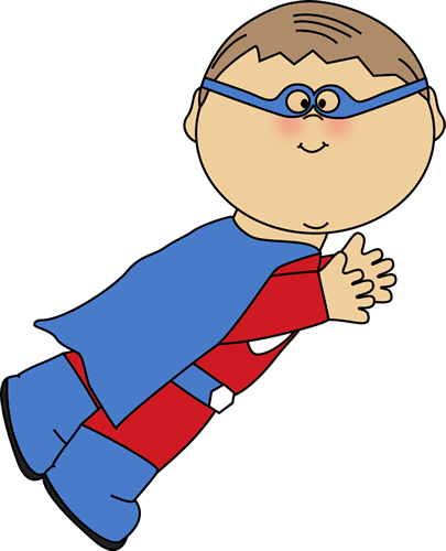 Printables Preschool Classroom And Super Hero - Kid Superhero Clipart (405x500), Png Download