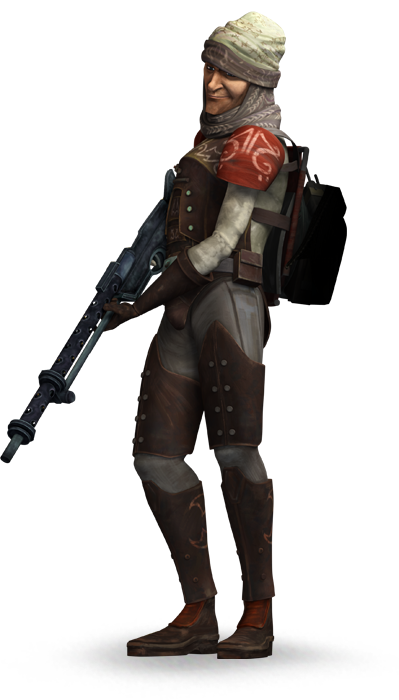 Dengar - Star Wars Bounty Hunter Png (399x700), Png Download