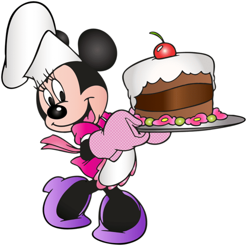 Share This Image - Birthday Cake With Cartoon (600x597), Png Download