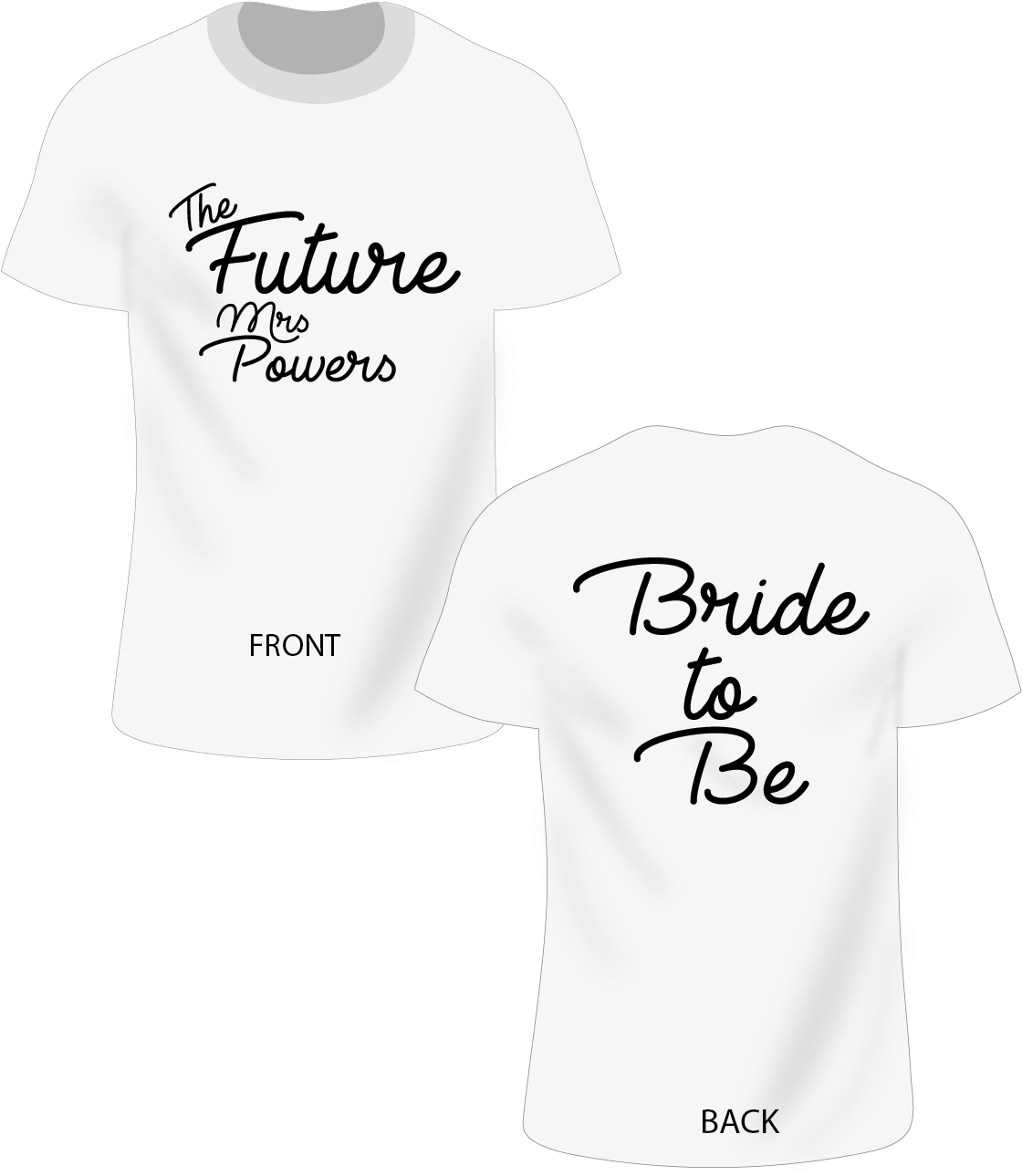 The Future Mrs T-shirt Package - T-shirt (1119x1302), Png Download