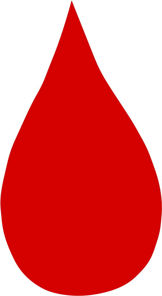Blood Png Transparent Images - Transparent Blood Drop Clipart (1697x2400), Png Download