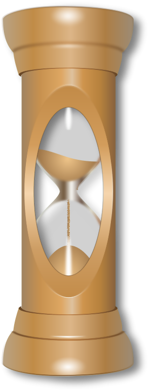 Hourglass (305x800), Png Download