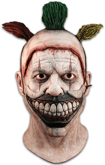 Creepy Clown Face Png Free - American Horror Story Clown Mask (436x639), Png Download