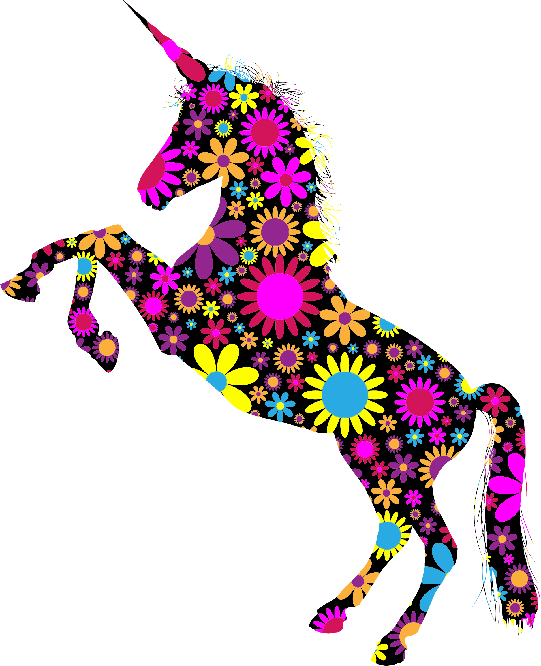 Download Free Images Icons Banner Freeuse Download - Unicorn Png (1876x2310), Png Download