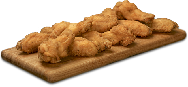 Wings - Crispy Style Wings Double Double (652x305), Png Download