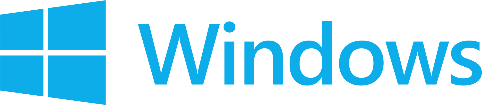 Download - Windows Logo Png (2000x438), Png Download