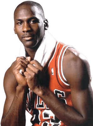 Michael Jordan Close Up - Michael Jordan .png (400x400), Png Download