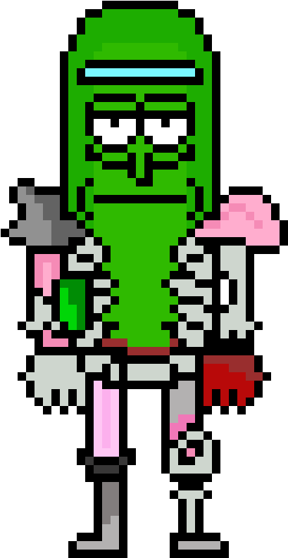 Pickle Rick - Mintberrycrunch (600x1200), Png Download