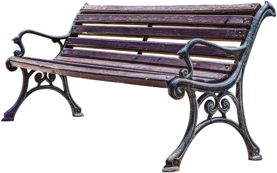 Bank,wooden Wood Bench - Parkbank Png (500x319), Png Download