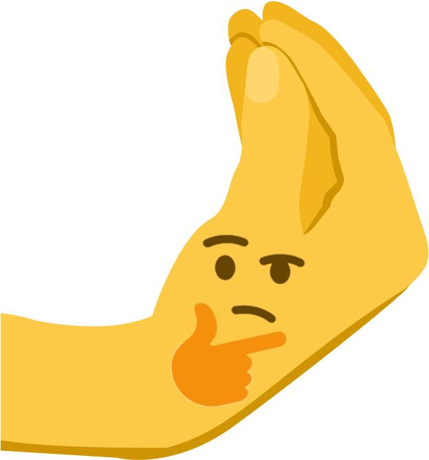 Post - Thinking Emoji Png (630x688), Png Download