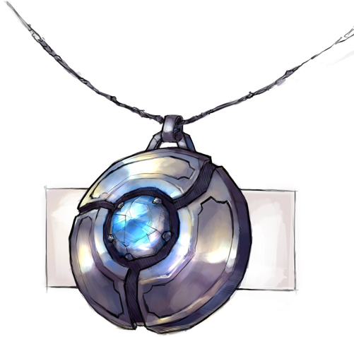 Chrome-pendant - Locket (500x500), Png Download