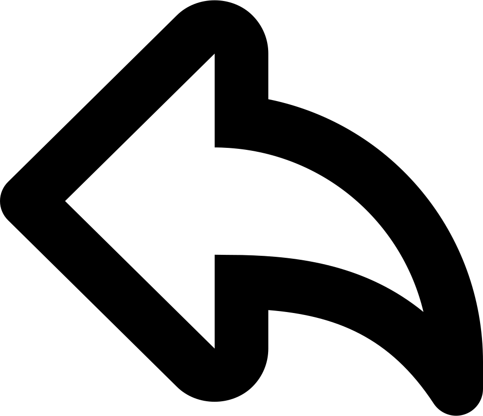 Arrow Back Outline Comments - Flecha De Regresar Png (980x844), Png Download