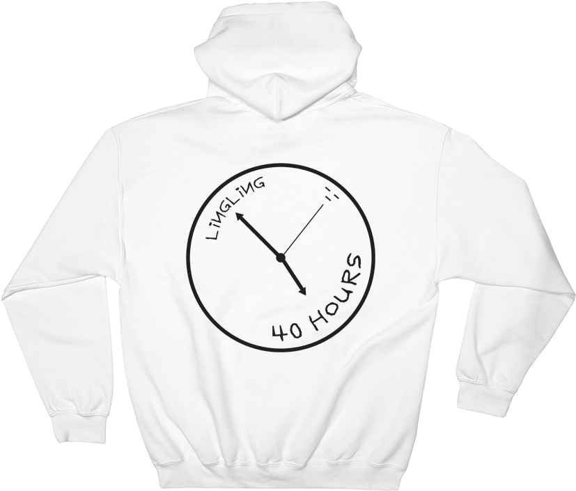 Hoodie Lingling Back (1000x1000), Png Download