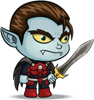 King Dracula - Copyright Free Game Character (600x500), Png Download