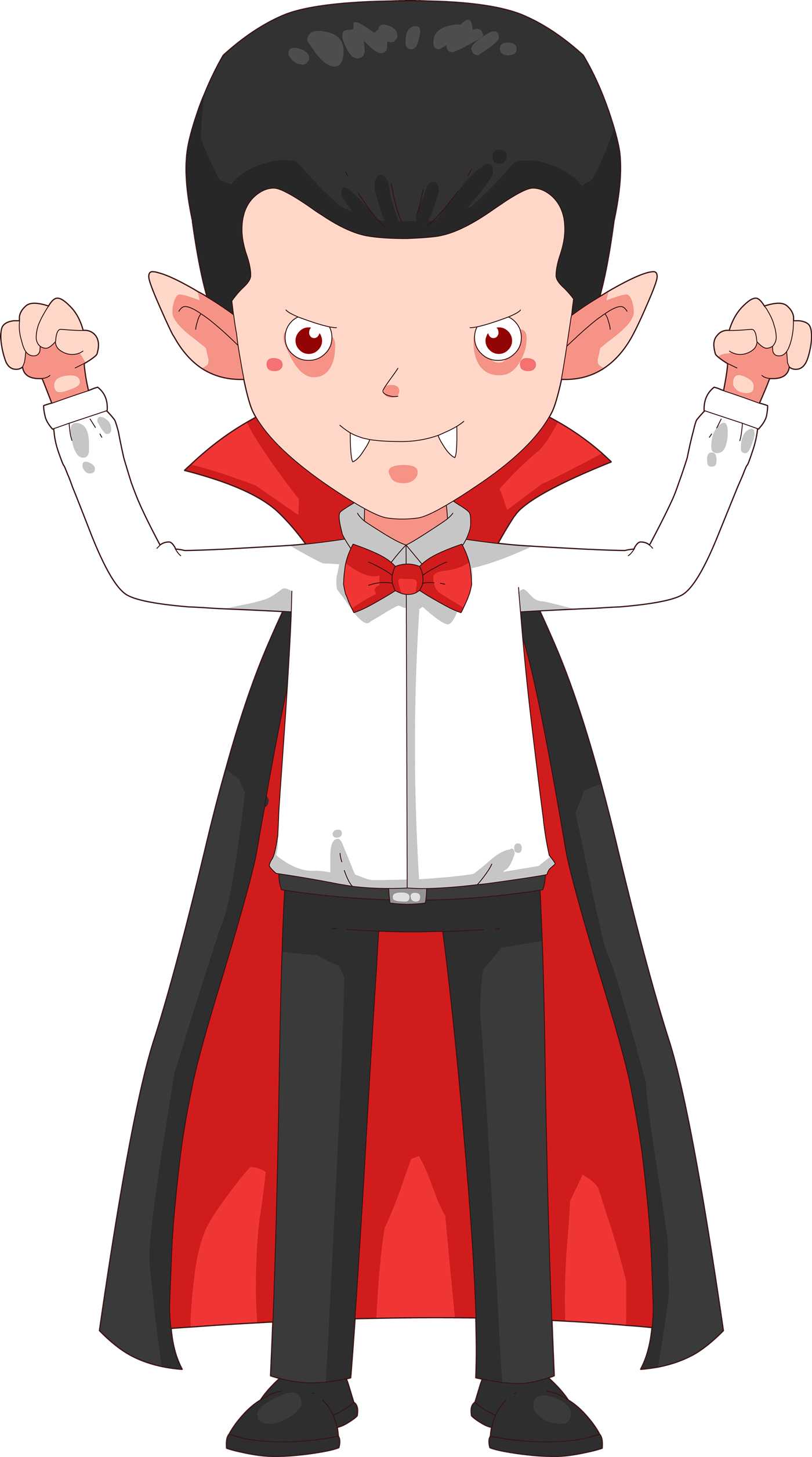 Dracula Clipart (1400x2512), Png Download