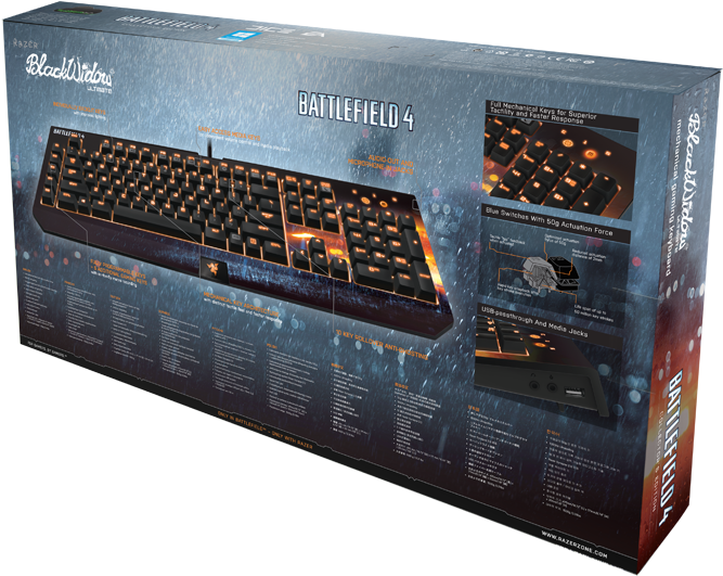 Battlefield 4™ Razer Blackwidow Ultimate - Razer Blackwidow Ultimate (2016) (800x600), Png Download