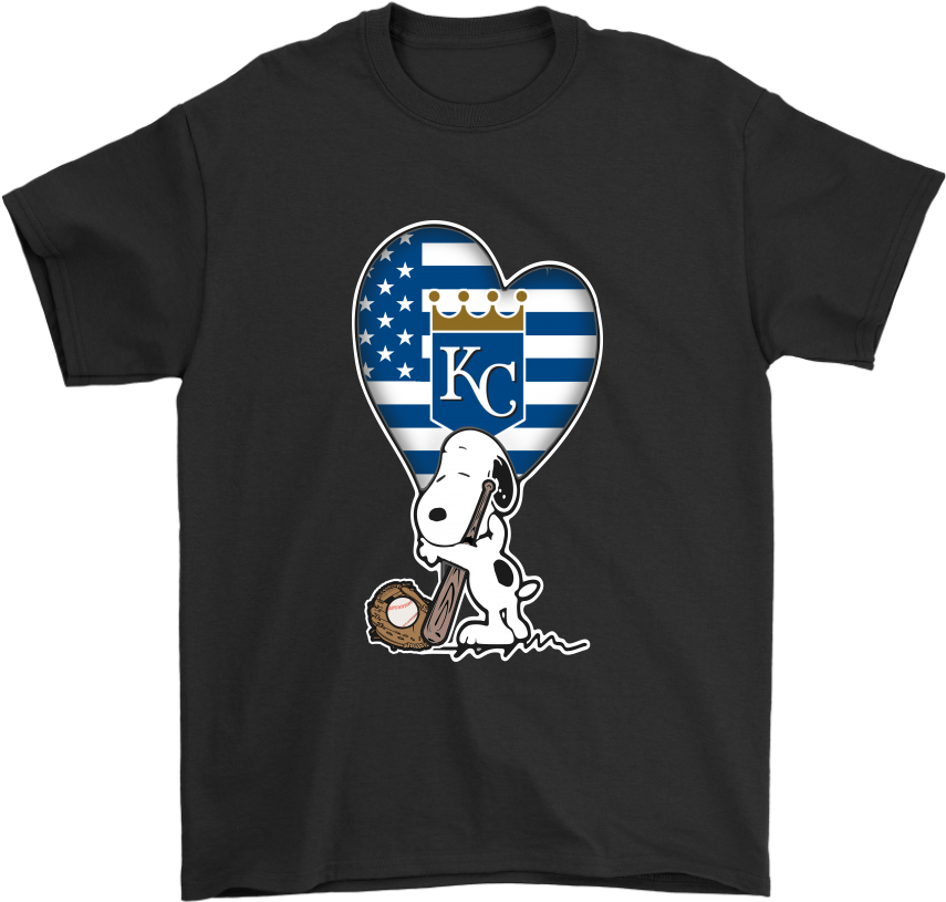 Kansas City Royals Snoopy Baseball Sports Shirts - Washington Capitals Stanley Cup Gear (1024x1024), Png Download